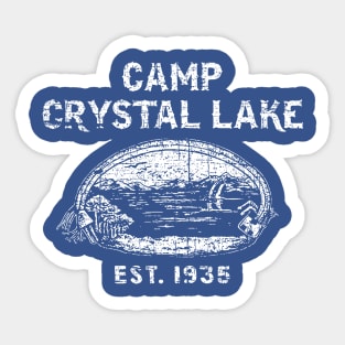 Vintage Horror Camp Crystal Lake Sticker